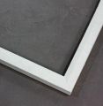 This 3/4" white liner has an authentic, soft linen texture and flat face with a sloped inner lip. 

Linen liners are a great option for providing white space between art and frame. Where glass is generally required to protect paper artworks and their mat, a linen liner does not require glass, making it ideal for paintings and Giclée prints.

3/4 " wide: ideal for small and medium-size images. Whether photography or paintings, rural scenes and simple images will look striking in this frame.